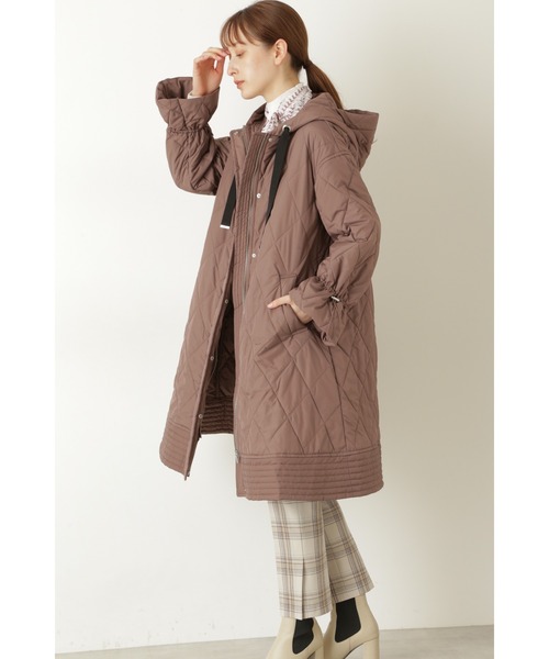 JILL STUART(ジルスチュアート)の「◆ホリーキルティングコート(ダウンジャケット/コート・レディース・ベージュ/ブラウン・SMALL/MEDIUM)」の15枚目の写真