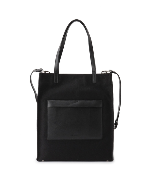 tk.TAKEO KIKUCHI(ティーケータケオキクチ)の「◆撥水キャンバス2WAYトートバッグ(ユニセックスアイテム)(トートバッグ・メンズ・ホワイト系5/ブラック系4・00)」の6枚目の写真