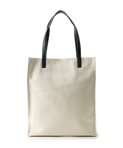 tk.TAKEO KIKUCHI(ティーケータケオキクチ)の「◆撥水キャンバス2WAYトートバッグ(ユニセックスアイテム)(トートバッグ・メンズ・ホワイト系5/ブラック系4・00)」の12枚目の写真