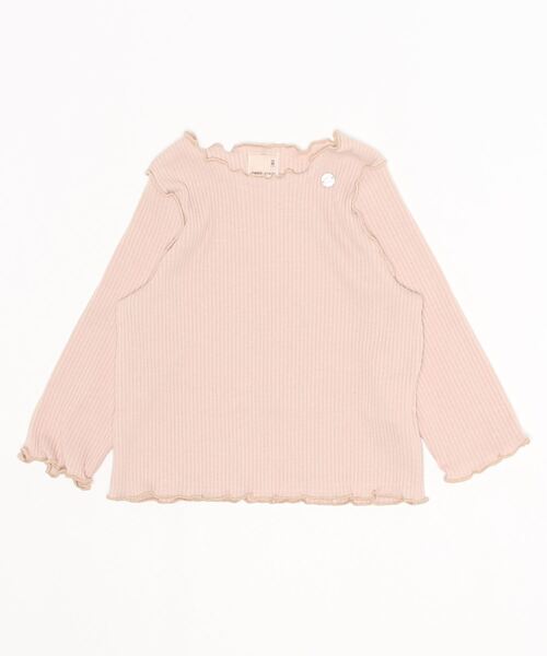 petit main（プティマイン）の「【GOODPRICE】テレコメロー長T（Tシャツ/カットソー・キッズ・ライトブルー/ブラック/キャメル/キナリ/ライトピンク・80ｃｍ/90cm/110cm/100cm/120cm/130cm）」の5枚目の写真