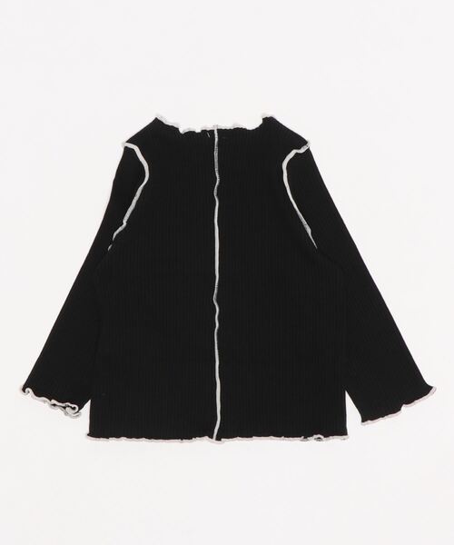 petit main（プティマイン）の「【GOODPRICE】テレコメロー長T（Tシャツ/カットソー・キッズ・ライトブルー/ブラック/キャメル/キナリ/ライトピンク・80ｃｍ/90cm/110cm/100cm/120cm/130cm）」の6枚目の写真