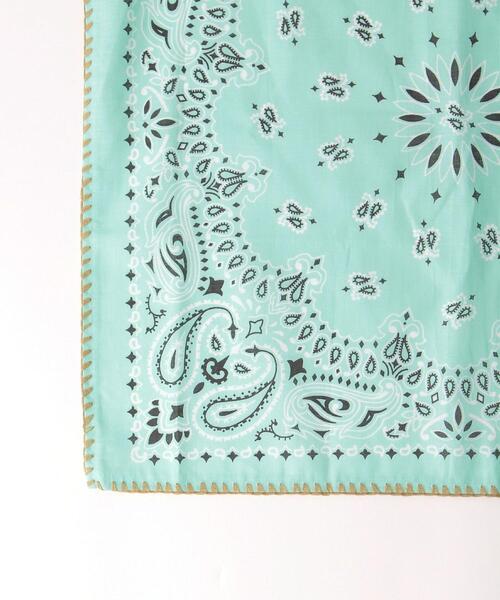 green label relaxing(グリーンレーベルリラクシング)の「【別注】<常陸野ネストビール×ROSTER BEAR×GLR>HAV-A-HANK バンダナ(バンダナ/スカーフ・レディース・ライム/イエロー・FREE)」の4枚目の写真