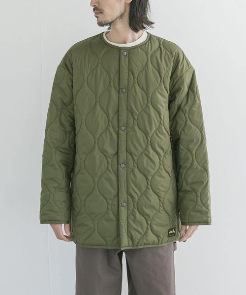 UR Lab.(アーバンリサーチラボ)の「『別注』『ユニセックス』Stan Ray×UR Lab. キルトブルゾン(ブルゾン・メンズ・ブラウン/カーキ・SMALL/MEDIUM/LARGE)」の14枚目の写真