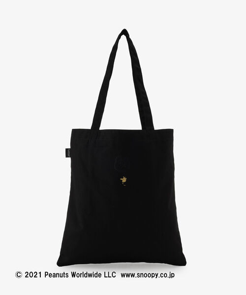 Afternoon Tea（アフタヌーンティー）の「サブキャンバストートバッグ/PEANUTS（トートバッグ・レディース・ブラック/アイボリー・ONE SIZE）」の12枚目の写真