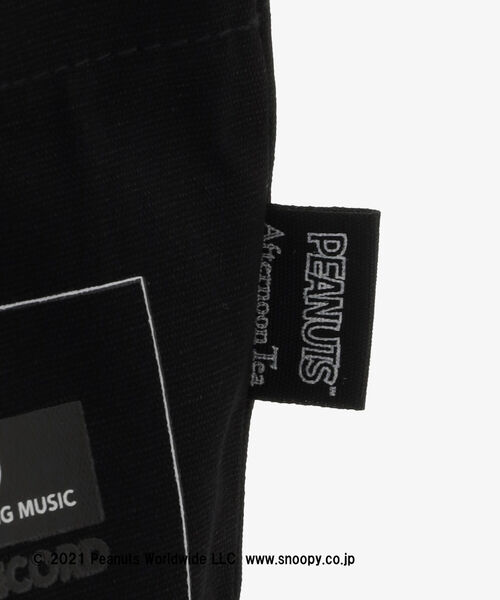 Afternoon Tea（アフタヌーンティー）の「サブキャンバストートバッグ/PEANUTS（トートバッグ・レディース・ブラック/アイボリー・ONE SIZE）」の8枚目の写真