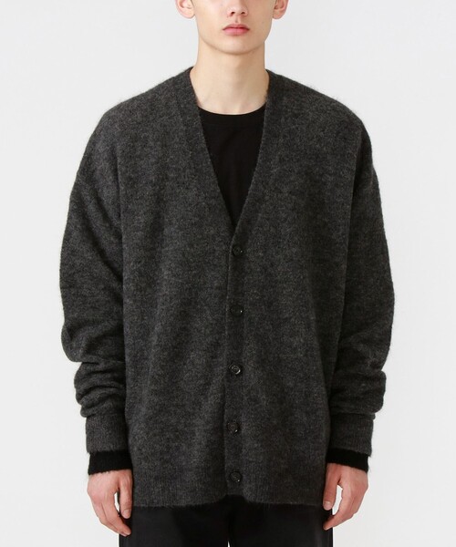 LOVELESS(ラブレス)の「【UNISEX】ウールモヘヤオーバーサイズカーディガン(カーディガン/ボレロ・メンズ・ベージュ系その他5/グレー系その他2/パープル系その他・M/S/L)」の16枚目の写真