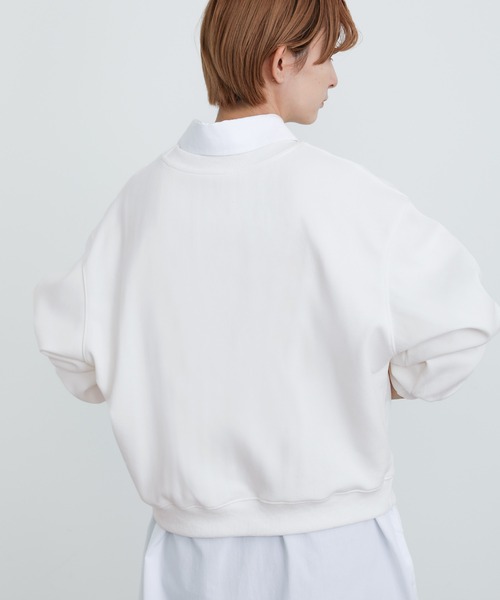 select MOCA（セレクトモカ）の「2022 SS クルーネックシンプルスウェット（スウェット・レディース・ホワイト/ブラック/ピンク/ライトパープル・FREE）」の15枚目の写真