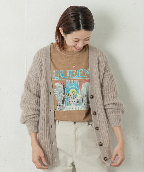 URBAN RESEARCH Sonny Label(アーバンリサーチサニーレーベル)の「モヘヤニットカーディガン(ニット/セーター・レディース・グレー系その他/イエロー系その他/ブルー系その他・FREE)」の1枚目の写真