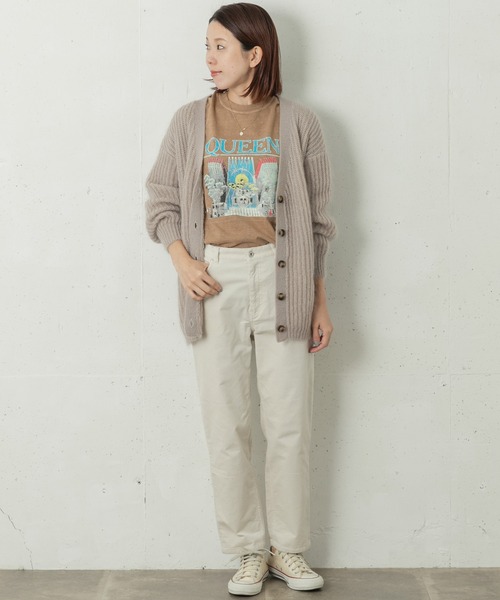URBAN RESEARCH Sonny Label(アーバンリサーチサニーレーベル)の「モヘヤニットカーディガン(ニット/セーター・レディース・グレー系その他/イエロー系その他/ブルー系その他・FREE)」の4枚目の写真