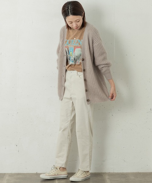 URBAN RESEARCH Sonny Label(アーバンリサーチサニーレーベル)の「モヘヤニットカーディガン(ニット/セーター・レディース・グレー系その他/イエロー系その他/ブルー系その他・FREE)」の9枚目の写真