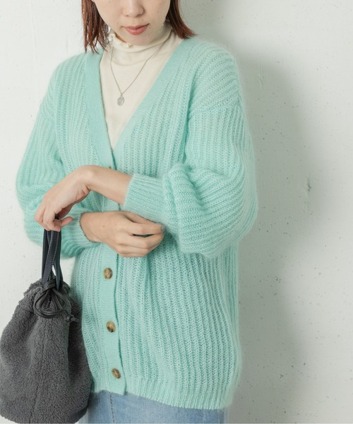 URBAN RESEARCH Sonny Label(アーバンリサーチサニーレーベル)の「モヘヤニットカーディガン(ニット/セーター・レディース・グレー系その他/イエロー系その他/ブルー系その他・FREE)」の22枚目の写真