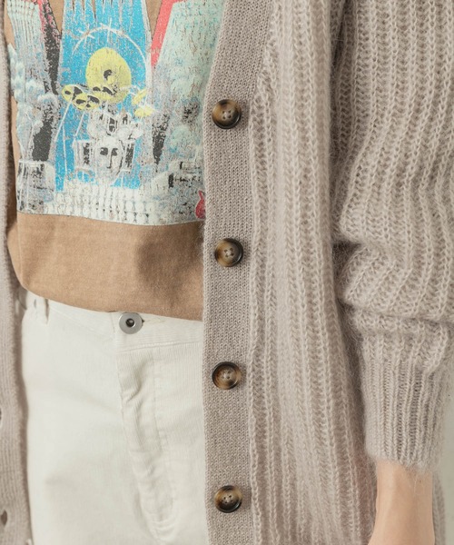 URBAN RESEARCH Sonny Label(アーバンリサーチサニーレーベル)の「モヘヤニットカーディガン(ニット/セーター・レディース・グレー系その他/イエロー系その他/ブルー系その他・FREE)」の14枚目の写真
