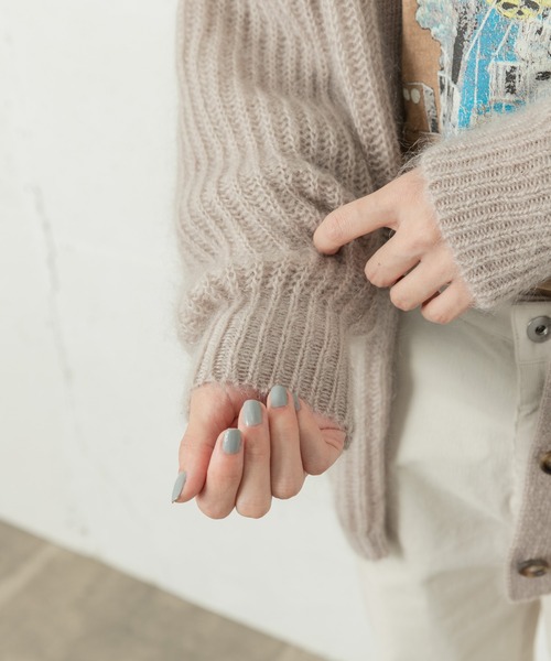URBAN RESEARCH Sonny Label(アーバンリサーチサニーレーベル)の「モヘヤニットカーディガン(ニット/セーター・レディース・グレー系その他/イエロー系その他/ブルー系その他・FREE)」の21枚目の写真