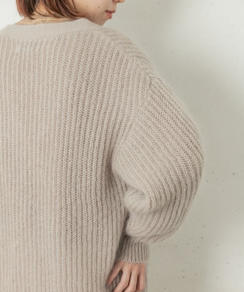 URBAN RESEARCH Sonny Label(アーバンリサーチサニーレーベル)の「モヘヤニットカーディガン(ニット/セーター・レディース・グレー系その他/イエロー系その他/ブルー系その他・FREE)」の6枚目の写真