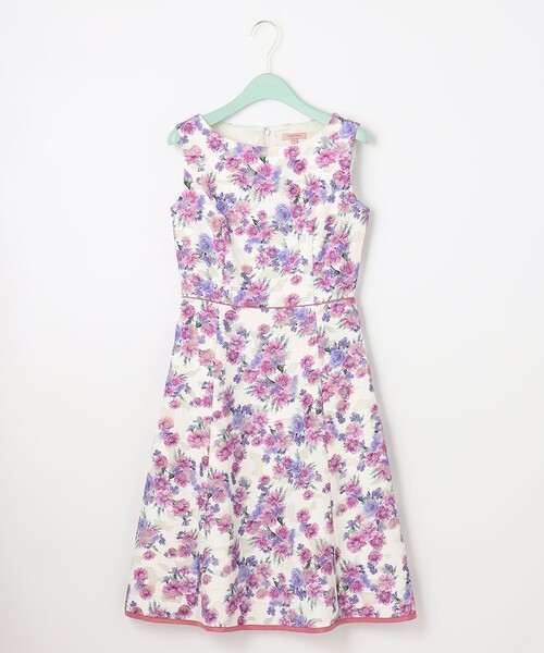 TOCCA（トッカ）の「【洗える！】GERBERA ドレス（ワンピース・レディース・ネイビー系5/ワイン系5/ライラック系5・4/6/2/0）」の13枚目の写真