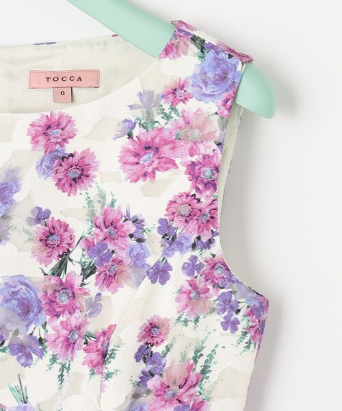 TOCCA（トッカ）の「【洗える！】GERBERA ドレス（ワンピース・レディース・ネイビー系5/ワイン系5/ライラック系5・4/6/2/0）」の10枚目の写真
