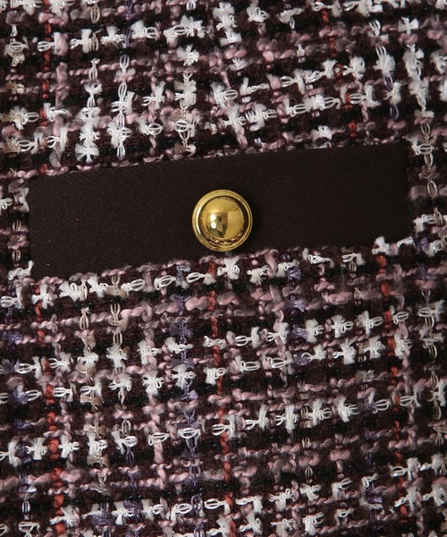 31 Sons de mode（トランテアン　ソン　ドゥ　モード）の「ツイードショートパンツ（その他パンツ・レディース・ブラック/レッド/ラベンダー・38/36）」の15枚目の写真