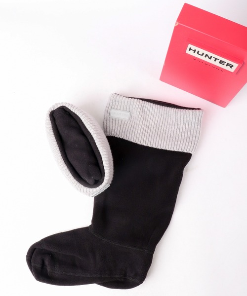 HUNTER(ハンター)の「HUNTER BOOT SOCK ブーツソックス(ソックス/靴下・レディース・グレー・M)」の4枚目の写真