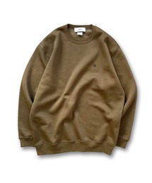 【ユニセックスアイテム】natto logo sweat / 程よいルーズフィットでボトムスを選ばず着回し力抜群なナットロゴスウェット