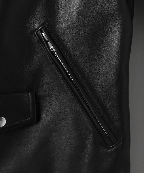 BEAUTY&YOUTH UNITED ARROWS（ビューティーアンドユースユナイテッドアローズ）の「BY  シープレザー ダブル ライダース ジャケット（ライダースジャケット・メンズ・ブラック・S/M/L/XL）」の15枚目の写真