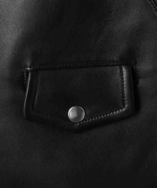 BEAUTY&YOUTH UNITED ARROWS（ビューティーアンドユースユナイテッドアローズ）の「BY  シープレザー ダブル ライダース ジャケット（ライダースジャケット・メンズ・ブラック・S/M/L/XL）」の16枚目の写真