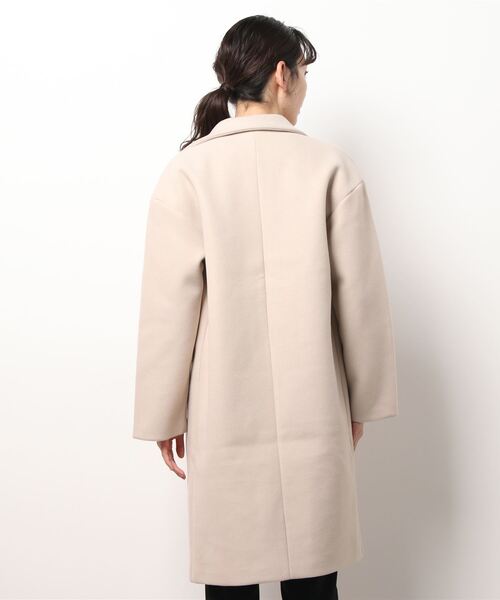 toucher du brise（トゥシェドブリーズ）の「メルトン チェスターコート（その他アウター・レディース・ブラック/ブラウン/オフホワイト・M）」の15枚目の写真