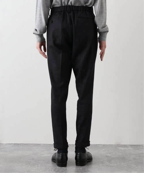 EDIFICE（エディフィス）の「CW ジャージー チェック イージー パンツ（スラックス・メンズ・ブラック/ブラウン/グレー・SMALL/MEDIUM/LARGE/X-LARGE）」の4枚目の写真