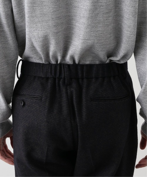 EDIFICE（エディフィス）の「CW ジャージー チェック イージー パンツ（スラックス・メンズ・ブラック/ブラウン/グレー・SMALL/MEDIUM/LARGE/X-LARGE）」の6枚目の写真