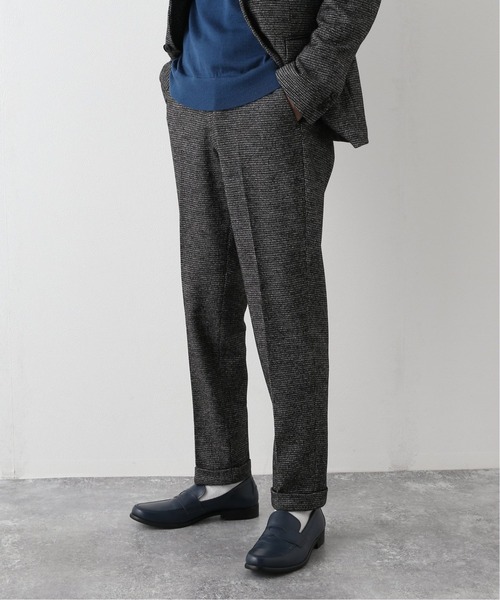 EDIFICE（エディフィス）の「CW ジャージー チェック イージー パンツ