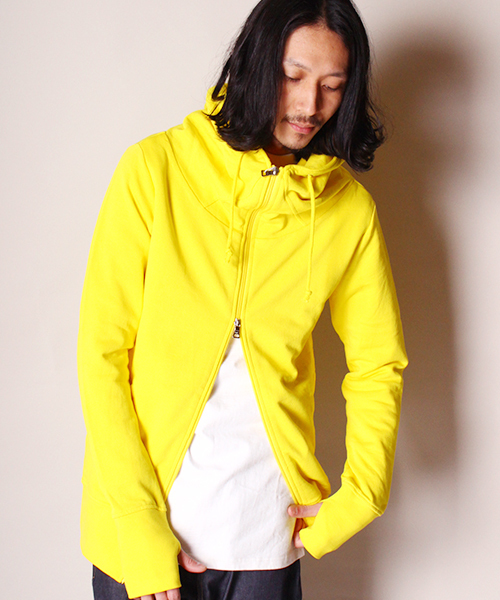 Lui's（ルイス）の「Lui's NEWハイネックパーカー（パーカー・メンズ・グレー/イエロー/ホワイト/ブラック・SMALL/MEDIUM）」の4枚目の写真