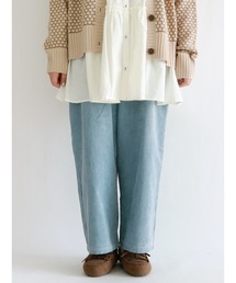 コーデュロイストレートパンツ