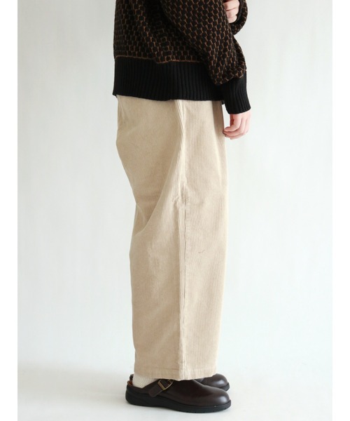 Samansa Mos2(サマンサ モスモス)の「コーデュロイストレートパンツ(その他パンツ・レディース・ベージュ/オフホワイト/ピンク/ブルー/チャコール・フリ-)」の14枚目の写真