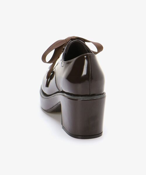 MAJESTIC LEGON（マジェスティックレゴン）の「ボリュームヒールレディシューズ（ドレスシューズ・レディース・ブラック/ブラウン/アイボリー・SMALL/MEDIUM/LARGE/X-LARGE）」の7枚目の写真