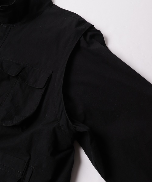 wonderland（ワンダーランド）の「2way jacket（ブルゾン・メンズ・ブラック・0）」の8枚目の写真