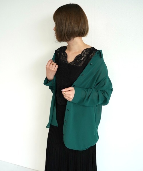 シアーbigシャツ シャツ ブラウス Cecil Mcbee セシルマクビー のファッション通販 Zozotown