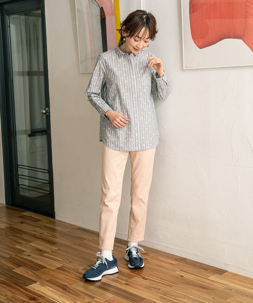 DECOY SINCE 1981(デコイシンスイチキュウハチイチ)の「オーガニックコットンストレッチパンツ(その他パンツ・レディース・ベージュ/ネイビー/ピンク/イエロー・70/61/64/67)」の20枚目の写真