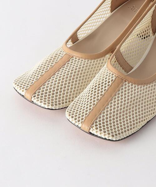 ARRUM（アールム）の「＜Arrum＞スクエアメッシュ パンプス（パンプス・レディース・ブラック/ベージュ・37/36h/37h/36）」の6枚目の写真