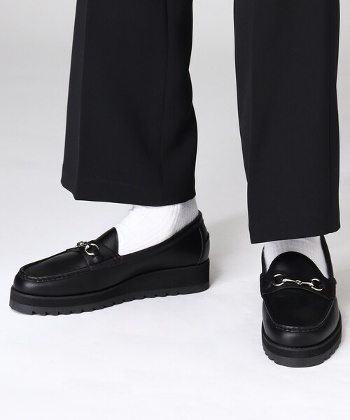 tk.TAKEO KIKUCHI(ティーケータケオキクチ)の「◆ボリュームソールビットローファー(その他シューズ・メンズ・ブラック・65/75)」の4枚目の写真