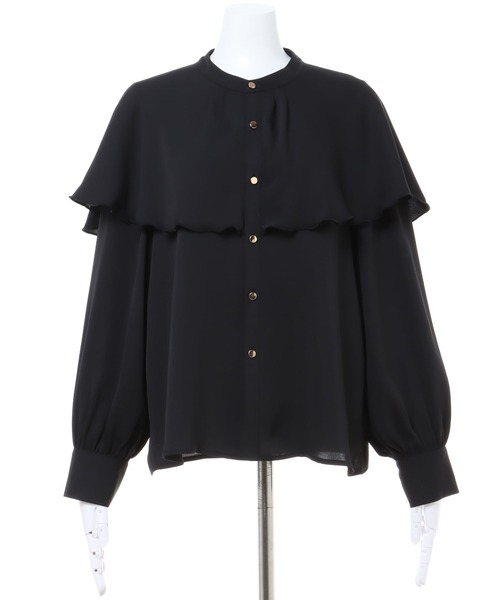 INGNI（イング）の「ケープトロミ／ブラウス（シャツ/ブラウス・レディース・ブラック/オフホワイト/ホワイト×ブラック/グレー系その他/ホワイト系8・M）」の22枚目の写真