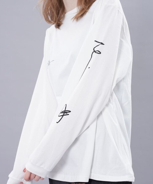 JANESMITH(ジェーンスミス)の「【JANE SMITH(ジェーンスミス)】ルシアンノリ―ヒルロングスリーブTシャツ 22SCT-#120S-MO(Tシャツ/カットソー・レディース・ホワイト/ブラック・S)」の9枚目の写真