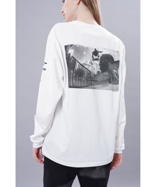 JANESMITH(ジェーンスミス)の「【JANE SMITH(ジェーンスミス)】ルシアンノリ―ヒルロングスリーブTシャツ 22SCT-#120S-MO(Tシャツ/カットソー・レディース・ホワイト/ブラック・S)」の12枚目の写真