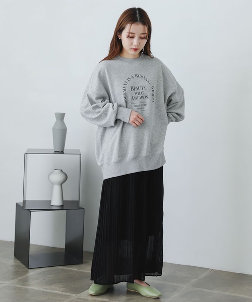 SENSE OF PLACE by URBAN RESEARCH（センスオブプレイスバイアーバンリサーチ）の「アイラインプリーツスカート（スカート・レディース・グリーン/ライトベージュ/ブラック・ONE）」の9枚目の写真