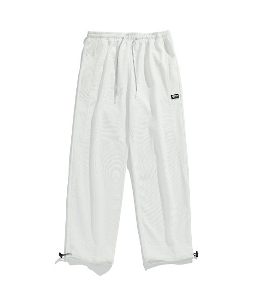 HOOK(フック)の「HOOK- アメカジワッフル生地無地裾絞りパンツ(スウェットパンツ・メンズ・ホワイト/ブラック/グレー・M/L/XXL/XL)」の4枚目の写真