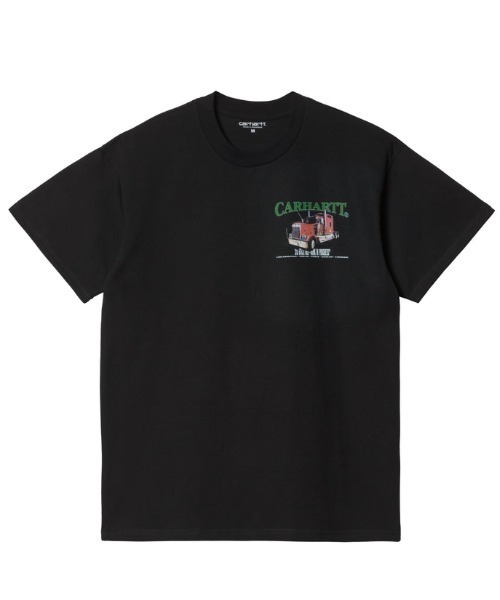 Carhartt WIP(カーハートダブリューアイピー)の「Carhartt WIP/カーハートダブリューアイピー ショートスリーブオンザロードTシャツ I030215(Tシャツ/カットソー・メンズ・ブラック/グレー・M/L/XL)」の2枚目の写真