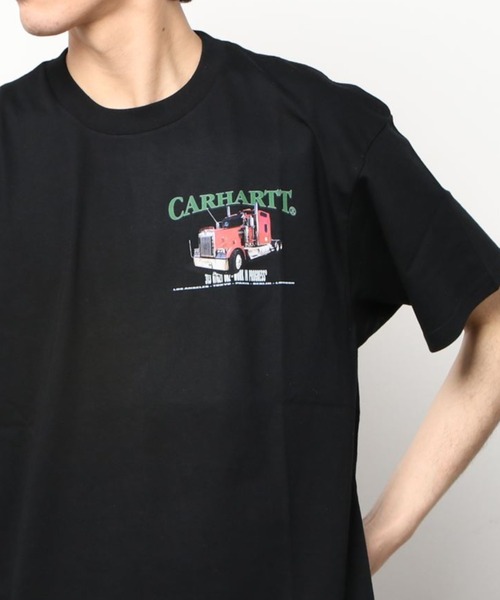 Carhartt WIP(カーハートダブリューアイピー)の「Carhartt WIP/カーハートダブリューアイピー ショートスリーブオンザロードTシャツ I030215(Tシャツ/カットソー・メンズ・ブラック/グレー・M/L/XL)」の7枚目の写真