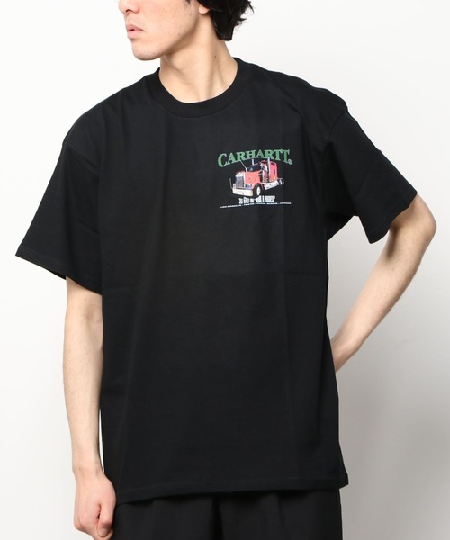 Carhartt WIP(カーハートダブリューアイピー)の「Carhartt WIP/カーハートダブリューアイピー ショートスリーブオンザロードTシャツ I030215(Tシャツ/カットソー・メンズ・ブラック/グレー・M/L/XL)」の8枚目の写真