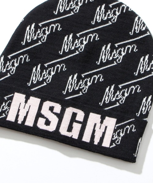 MSGM（エムエスジーエム）の「MSGM(エムエスジーエム)Kids & Junior 帽子ニット帽（ハット・キッズ・ブラック×イエロー/ブラック×ピンク・4-6Y/10Y-12Y）」の5枚目の写真