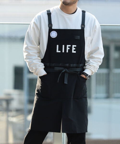 B:MING by BEAMS(ビーミングバイビームス)の「B:MING by BEAMS / LIFE エプロン(エプロン・メンズ・マスタード/ブラック/オリーブ・ONE SIZE)」の4枚目の写真
