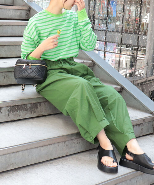 fredy repit（フレディレピ）の「[新色追加]ミリタリーサーカスパンツ　【ユニセックス】（その他パンツ・レディース・ライトブルー/オリーブ/ベージュ/ピンク/ブラック/ブルー系その他・38）」の20枚目の写真