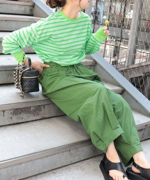 fredy repit（フレディレピ）の「[新色追加]ミリタリーサーカスパンツ　【ユニセックス】（その他パンツ・レディース・ライトブルー/オリーブ/ベージュ/ピンク/ブラック/ブルー系その他・38）」の21枚目の写真